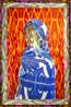 Ikat Ruby by Alia Ali contemporary artwork Photography