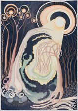Grieving Lost Art by Ann Leda Shapiro contemporary artwork works on paper