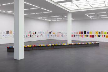 Contemporary art exhibition Jac Leirner Us Horizon at Esther Schipper Esther Schipper Berlin Germany