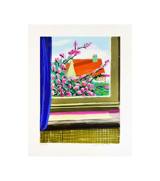 My Window 778 by David Hockney contemporary artwork Works on Paper