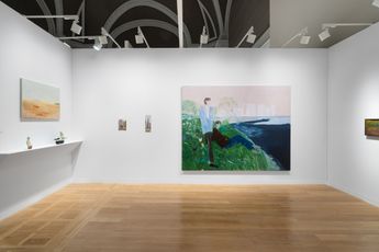 Contemporary art exhibition Art Basel Paris 2026 at Crevecoeur ParisCascades France