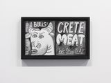 Crete Meat by Mary Reid Kelley contemporary artwork works on paper