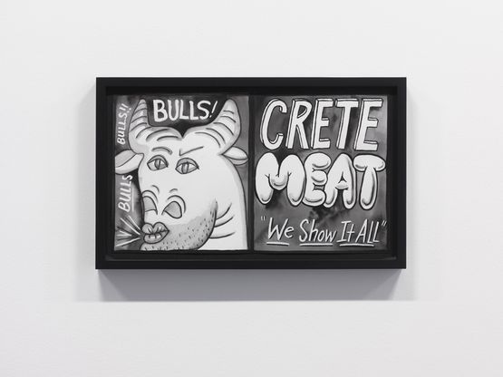 Crete Meat by Mary Reid Kelley contemporary artwork Works on Paper