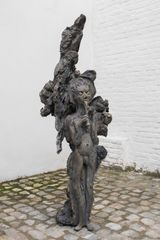 Le joueur de flute by Jean-Marie Appriou contemporary artwork sculpture