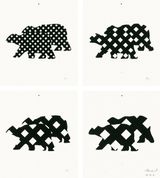 628 twicebears by Tomas Schmit contemporary artwork drawing painting works on paper
