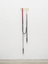discrepancies with W.W. 4 by Leonor Antunes contemporary artwork textile