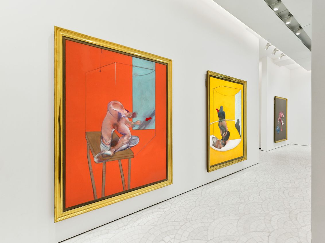Francis Bacon' at Gagosian, rue de Castiglione, Paris, France on