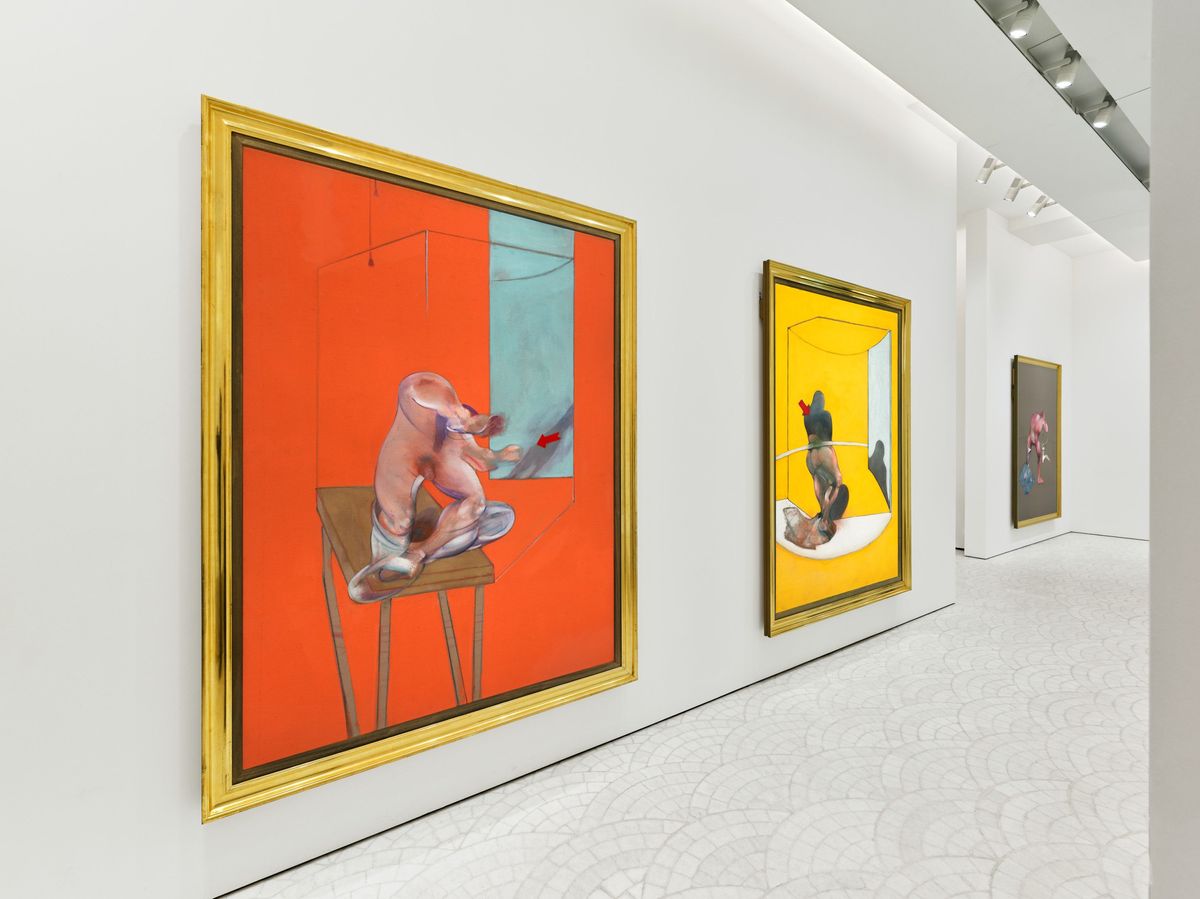 Francis Bacon' at Gagosian, rue de Castiglione, Paris, France on