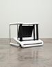 Overturned Breuer chair after a blizzard of snow by Ryan Gander contemporary artwork Design