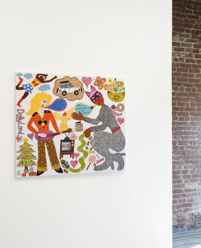 Vincent Namatjira Features Alongside Iwantja Arts Members in New York