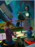 The Unveiling by Leo Frontini contemporary artwork Painting