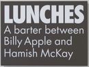 LUNCHES by Billy Apple contemporary artwork Painting