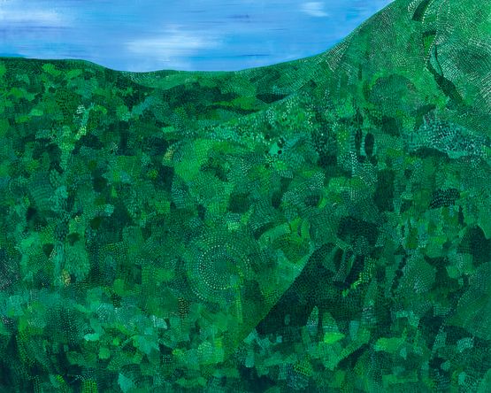 Ridge by Sally Ross contemporary artwork Painting