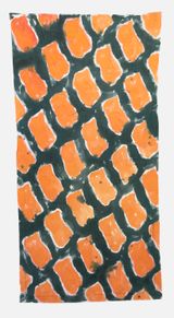 Untitled N12 1989 by Claude Viallat contemporary artwork painting textile