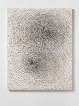 Doppelspirale Both by Gunther Uecker contemporary artwork mixed media