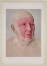 Shame Selfportrait by Urs Luthi contemporary artwork print