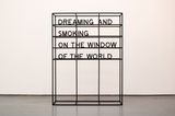 DREAMING AND SMOKING ON THE WINDOW OF THE WORLD by Joel Andrianomearisoa contemporary artwork sculpture works on paper