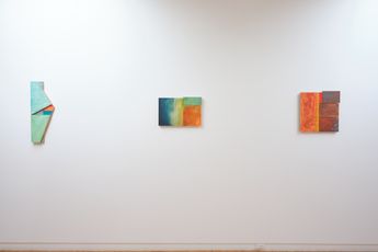Contemporary art exhibition James Ross Constructed Forms - After Mondrian at Two Rooms Auckland New Zealand