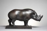 Rhinoceros by Marcel Derny contemporary artwork sculpture