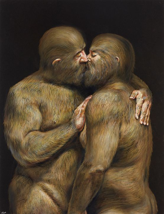 Skins - 02 by Wang Haiyang contemporary artwork Works on Paper