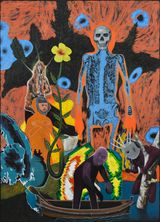 Rivers of the Soul by Rodel Tapaya contemporary artwork painting