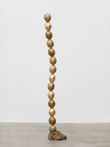 Torre de Ovos com Vento  Tower of Eggs with Wind by Erika Verzutti contemporary artwork sculpture