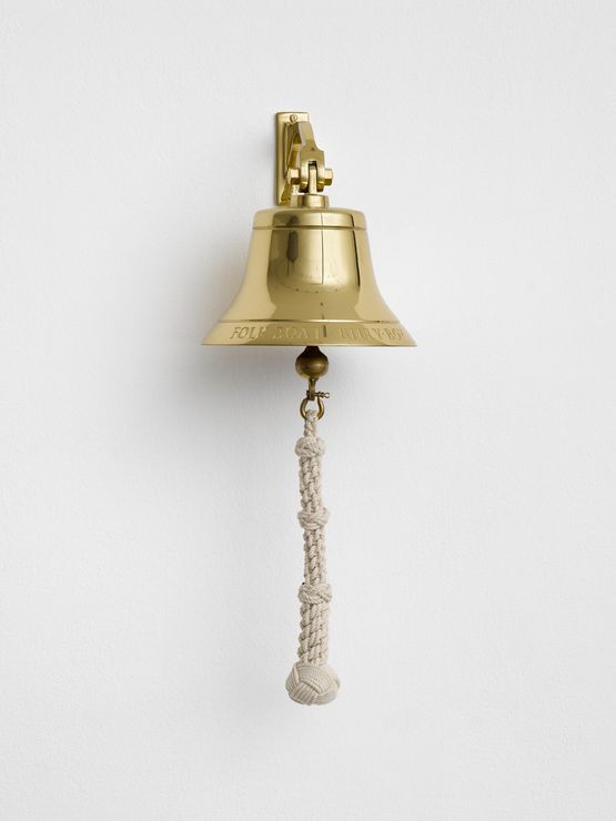 Ships Bells Folk boat - billy - boy by Ian Hamilton Finlay contemporary artwork Sculpture