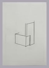 Fathers Chair 002 by Robert Wilson contemporary artwork drawing painting works on paper