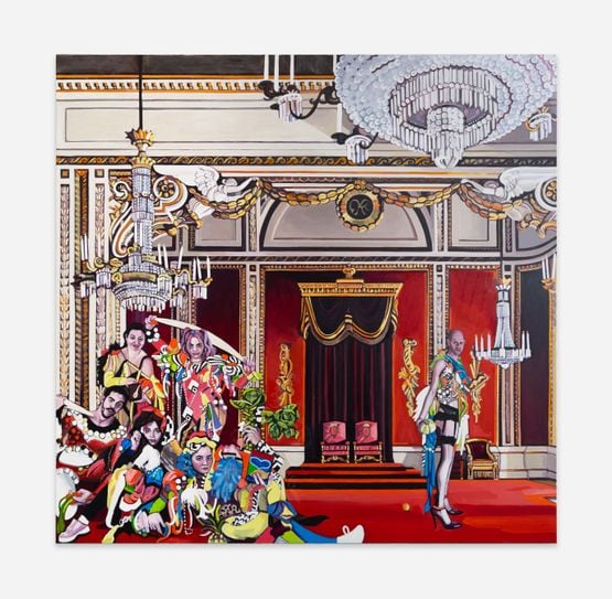 Carnival Throne by Quilla Constance contemporary artwork Painting