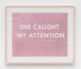 She Caught My Attention Framed with Bubble Wrap and Packing Tape by Tammi Campbell contemporary artwork Painting