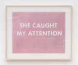 She Caught My Attention Framed with Bubble Wrap and Packing Tape by Tammi Campbell contemporary artwork drawing painting works on paper