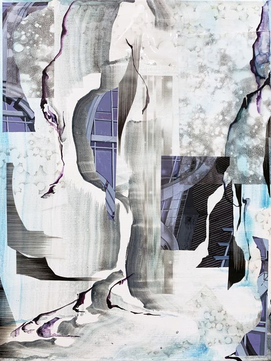 Trace by Hwang Won-Hae contemporary artwork Painting