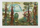 Jardim dos daimons Garden of the Daemons by Bruno Novelli contemporary artwork Painting