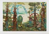 Jardim dos daimons Garden of the Daemons by Bruno Novelli contemporary artwork painting