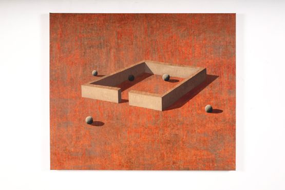 Funf 2 by Ramon Enrich contemporary artwork Painting