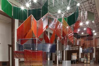 Contemporary art exhibition Haegue Yang Leap Year at Hayward Gallery Southbank Centre London United Kingdom