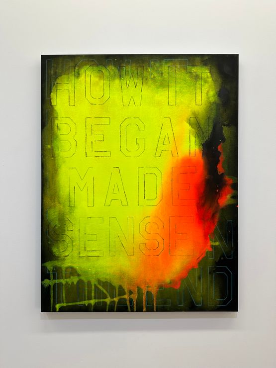 How It Began by Kristin Bauer contemporary artwork Painting