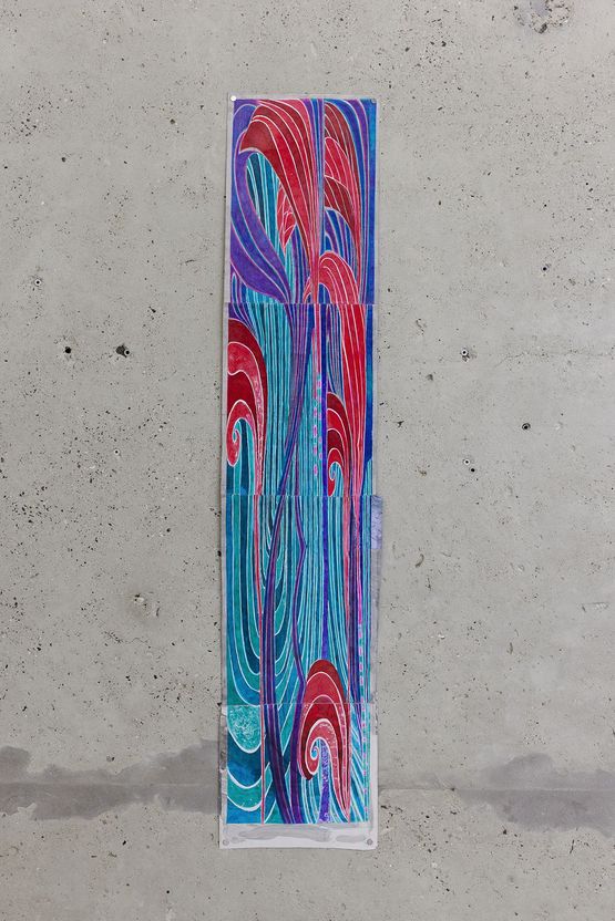 Louverture des fleurs dysmorphique by Anne Bourse contemporary artwork Works on Paper