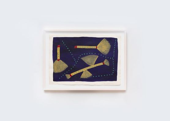 Paushi pe frare Pluma amarilla by Sheroanawe Hakihiiwe contemporary artwork Works on Paper