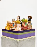 Adoring audience by Bharti Kher contemporary artwork sculpture