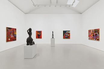 Contemporary art exhibition Tal R domestic at Galerie Max Hetzler Paris France