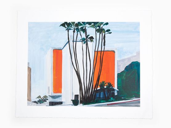 Orange Building 2019 by Jean-Philippe Delhomme contemporary artwork Print