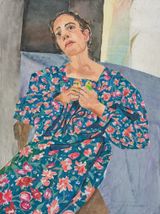A Reminder I by Maria Berrio contemporary artwork painting