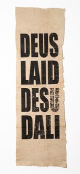 Untitled DEUSLAIDDESUDALI by Newell Harry contemporary artwork textile