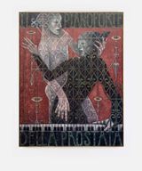 Poster for a musical Il Pianoforte della Prostata by Justin Fitzpatrick contemporary artwork painting