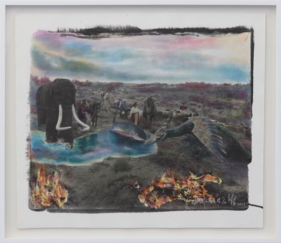 Silk Road 4 by Chen Nong contemporary artwork Mixed Media