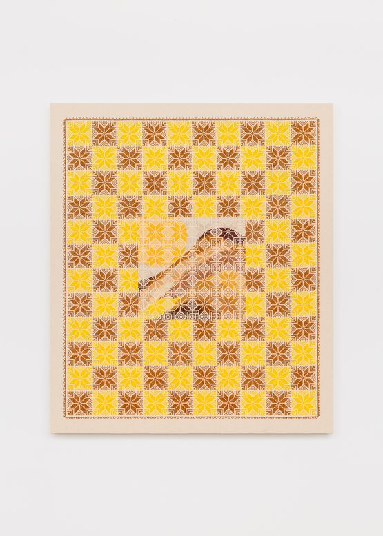 Lions Gate by Jordan Nassar contemporary artwork Textile