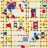 Broadway Boogie Woogie in Combination of Lego by Ai Weiwei contemporary artwork sculpture