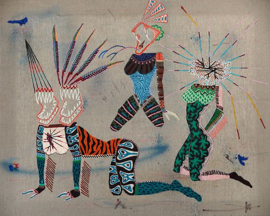Sirens of Venice Motor Spirit Thogs of God by Jordan Kerwick contemporary artwork Painting