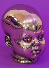Sartre Crosseyed 10 Eyes Thing by Yangachi contemporary artwork sculpture